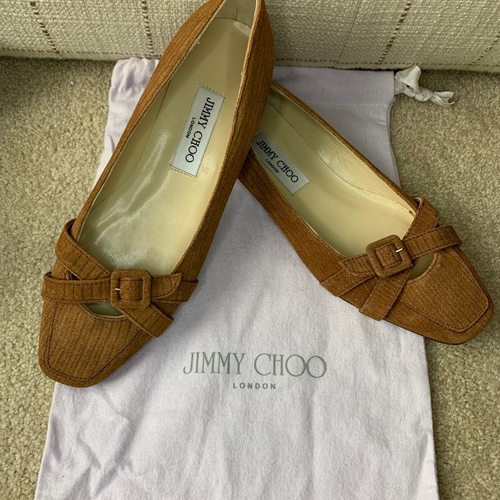 Never worn Jimmy Choo brown loafers- 39.5
